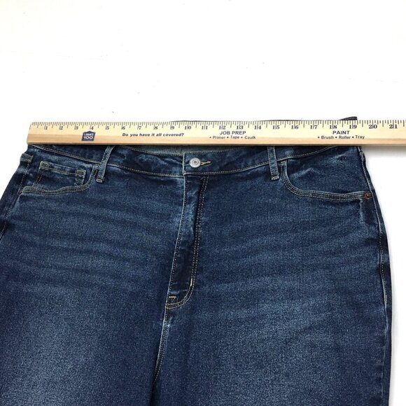 Old Navy Women's Jeans High Rise Flare Leg Beatrice Stretch size 18 length 27" - Picture 4 of 9
